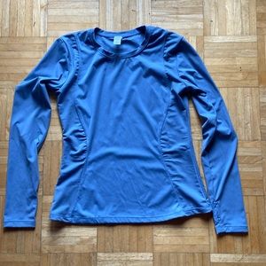 LuluLemon long-sleeved blue shirt - size medium- still has tag at neck